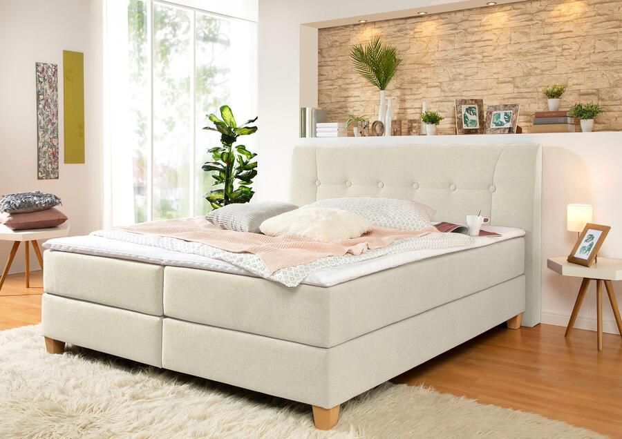 Home affaire Boxspring Calloway incl. topmatras xxl-uitvoering in 4 kleuren 5 breedten 3 matrassoorten - Foto 3
