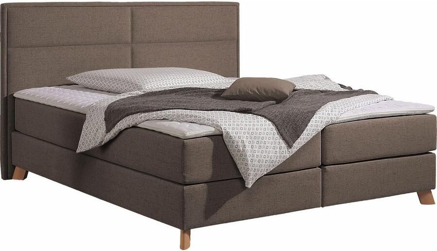 Home affaire Boxspring Caria in 5 breedten 3 matrassen-uitvoeringen 2 hardheden topmatras - Foto 2