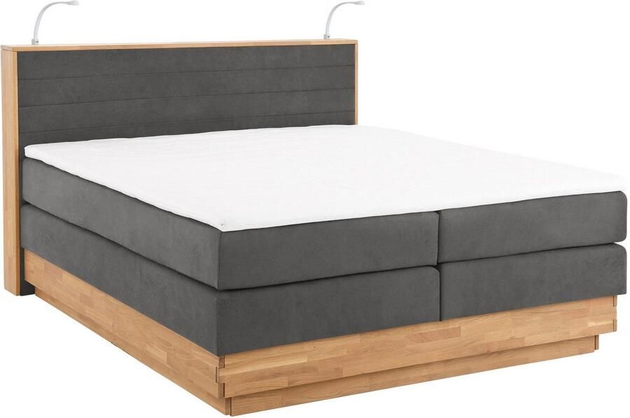 Home affaire Boxspring Cavan Eiken met bedkist & topmatras verschillende hardheden (ook H4) - Foto 5