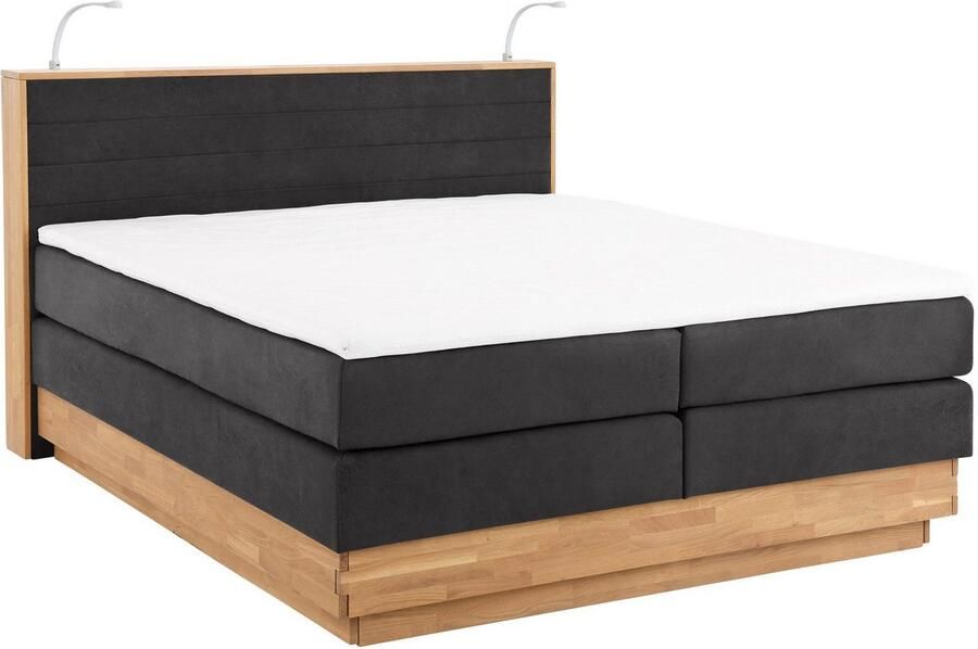 Home affaire Boxspring Cavan Eiken met bedkist & topmatras verschillende hardheden (ook H4) - Foto 5