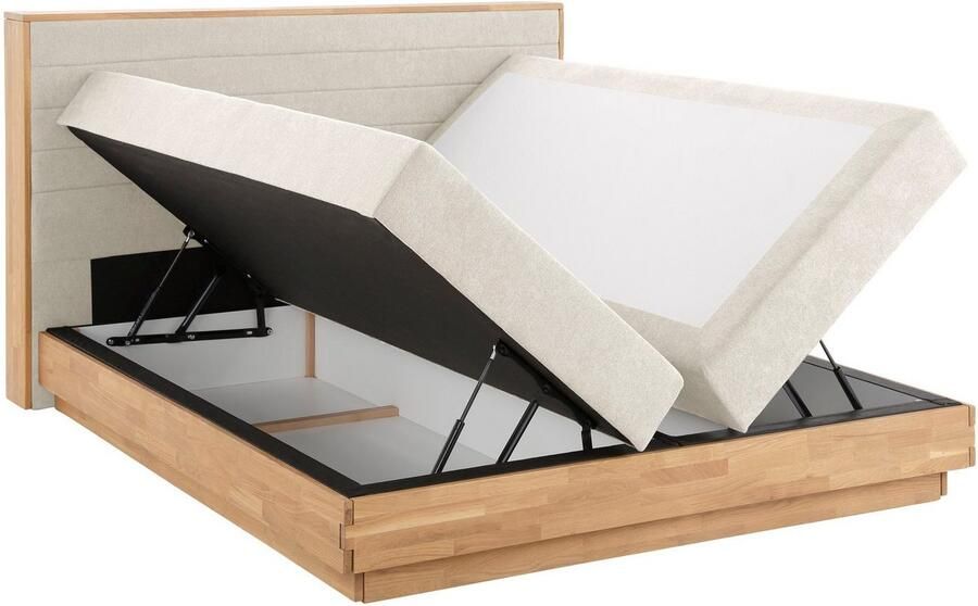 Home affaire Boxspring Cavan Eiken met bedkist & topmatras verschillende hardheden (ook H4) - Foto 6