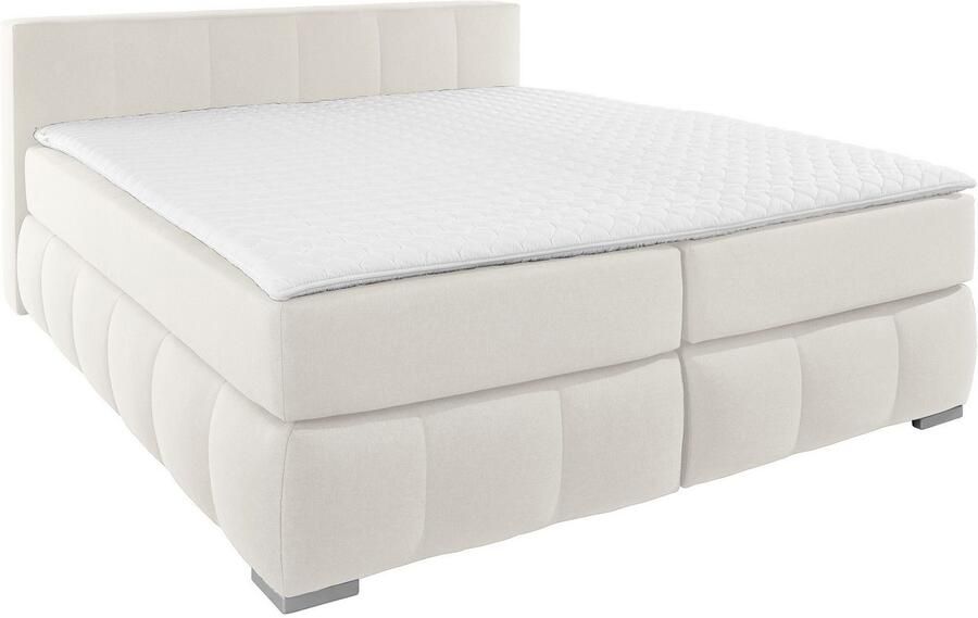 Home affaire Boxspring Chelles incl. matrastopper in xxl- extra lang 220 cm onderbak met elegante welving - Foto 6