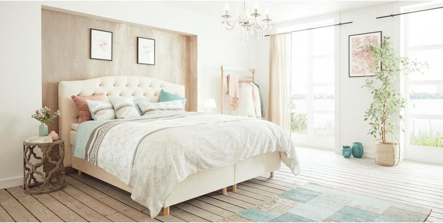Home affaire Boxspring Claire met massieve box incl. topmatras verschillende hardheden - Foto 5