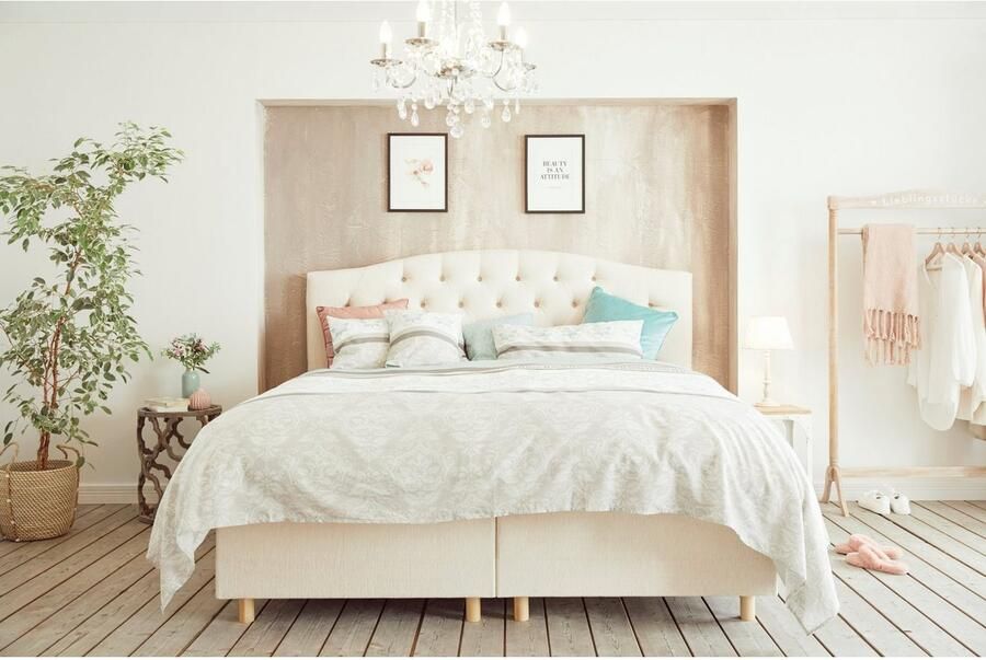 Home affaire Boxspring Claire met massieve box incl. topmatras verschillende hardheden - Foto 3