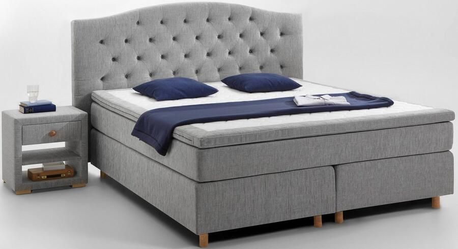 Home affaire Boxspring Claire met massieve box incl. topmatras verschillende hardheden - Foto 4