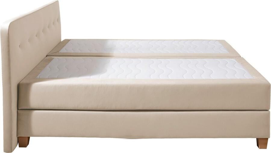 Home affaire Boxspring Fargo inclusief topper in 3 soorten matrassen in fluweel of structuurstof - Foto 7