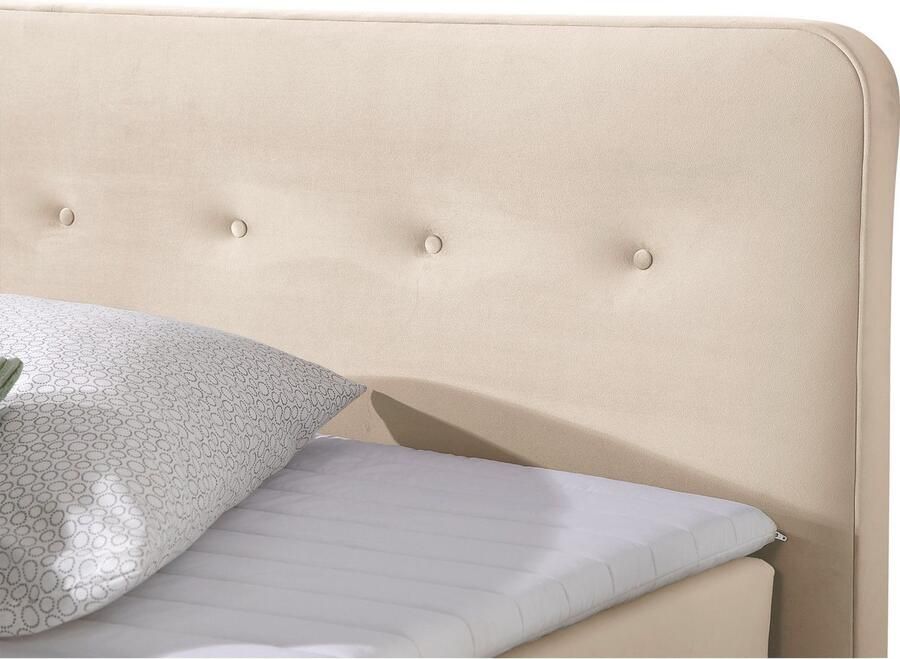 Home affaire Boxspring Fargo inclusief topper in 3 soorten matrassen in fluweel of structuurstof - Foto 2