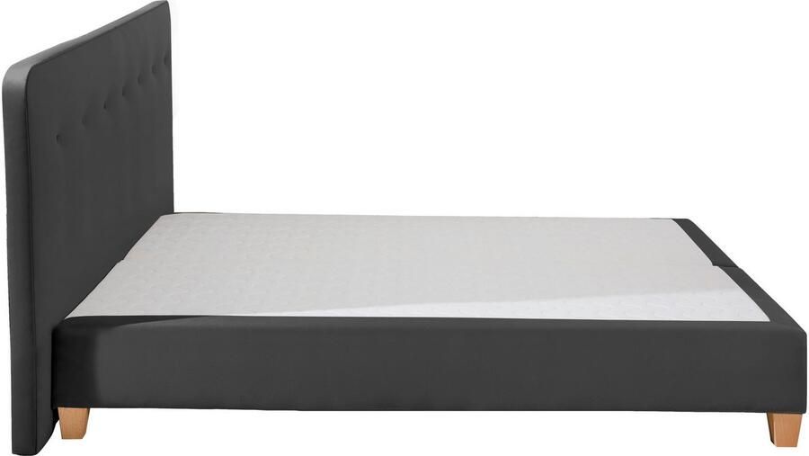 Home affaire Boxspring Fargo inclusief topper in 3 soorten matrassen in fluweel of structuurstof - Foto 6