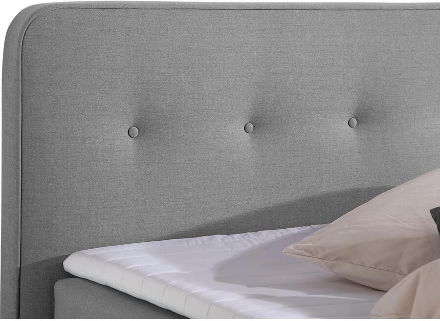 Home affaire Boxspring Fargo inclusief topper in 3 soorten matrassen in fluweel of structuurstof - Foto 2