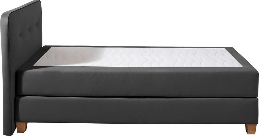 Home affaire Boxspring Fargo inclusief topper in 3 soorten matrassen in fluweel of structuurstof - Foto 6