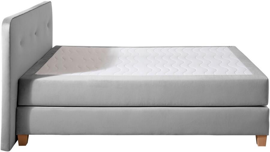 Home affaire Boxspring Fargo inclusief topper in 3 soorten matrassen in fluweel of structuurstof - Foto 6