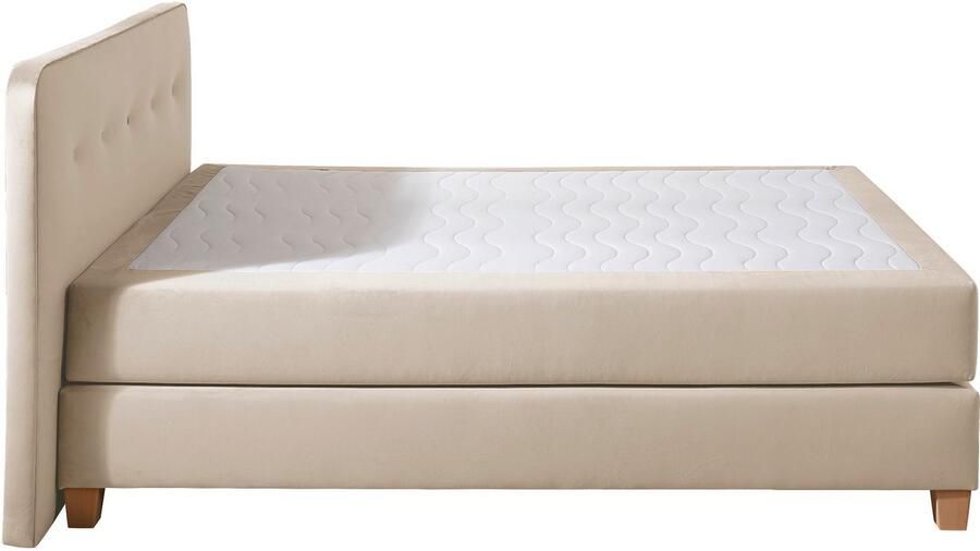Home affaire Boxspring Fargo inclusief topper in 3 soorten matrassen in fluweel of structuurstof - Foto 6