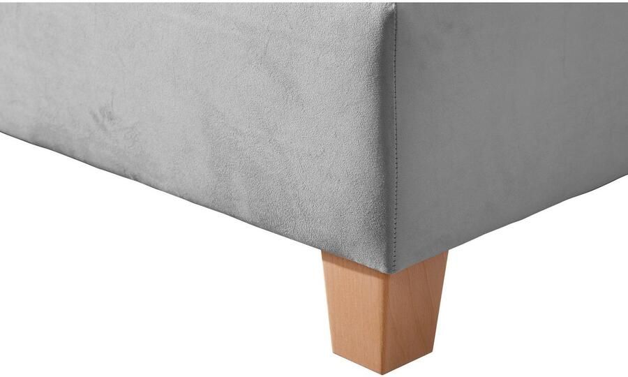 Home affaire Boxspring Fargo inclusief topper in 3 soorten matrassen in fluweel of structuurstof - Foto 4