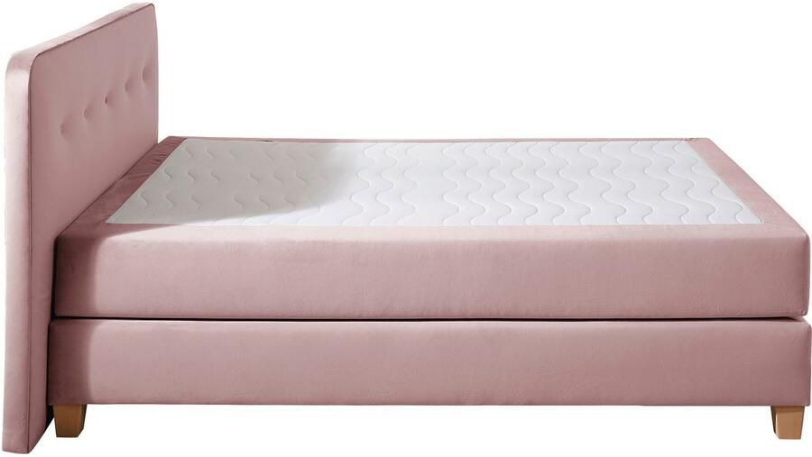 Home affaire Boxspring Fargo inclusief topper in 3 soorten matrassen in fluweel of structuurstof - Foto 6