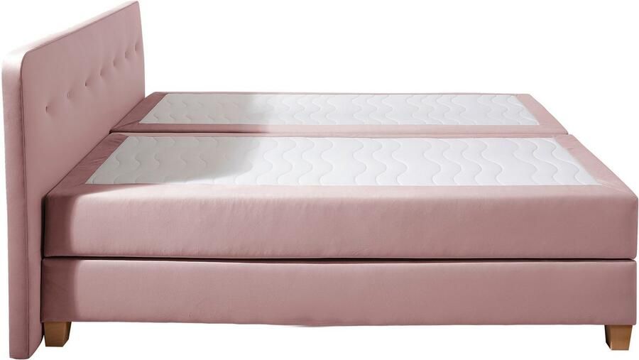 Home affaire Boxspring Fargo inclusief topper in 3 soorten matrassen in fluweel of structuurstof - Foto 7