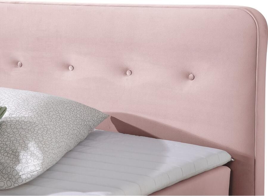 Home affaire Boxspring Fargo inclusief topper in 3 soorten matrassen in fluweel of structuurstof - Foto 2