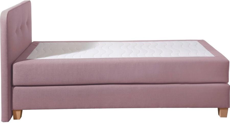 Home affaire Boxspring Fargo inclusief topper in 3 soorten matrassen in fluweel of structuurstof - Foto 7