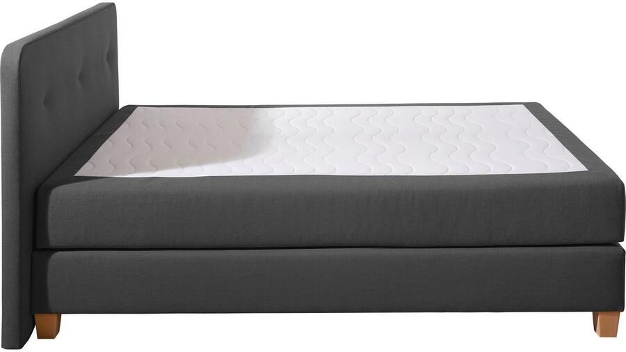 Home affaire Boxspring Fargo inclusief topper in 3 soorten matrassen in fluweel of structuurstof - Foto 8
