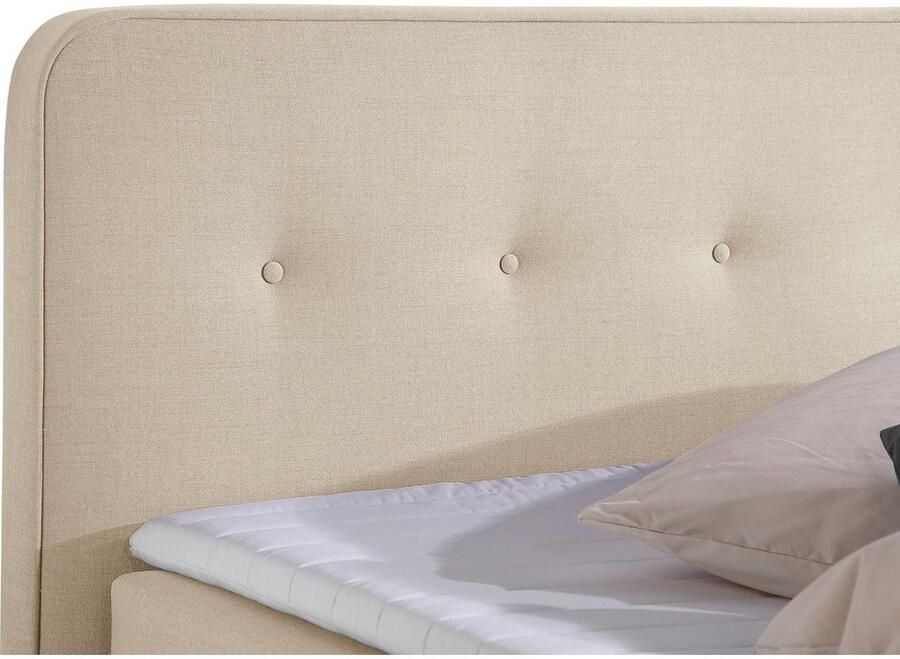 Home affaire Boxspring Fargo inclusief topper in 3 soorten matrassen in fluweel of structuurstof - Foto 3