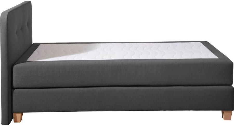 Home affaire Boxspring Fargo inclusief topper in 3 soorten matrassen in fluweel of structuurstof - Foto 7