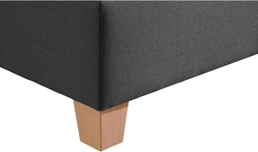 Home affaire Boxspring Fargo inclusief topper in 3 soorten matrassen in fluweel of structuurstof - Foto 6