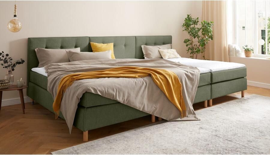 Home affaire Boxspring Heimatblick 100x200cm naar wens uitbreidbaar naar dubbel- en familiebest - Foto 12