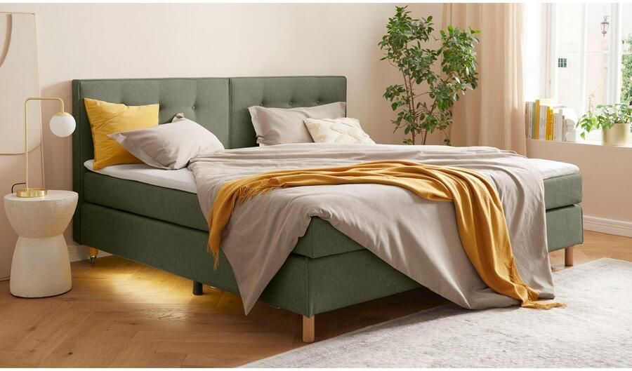 Home affaire Boxspring Heimatblick 100x200cm naar wens uitbreidbaar naar dubbel- en familiebest - Foto 11