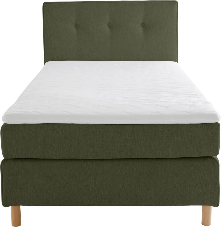Home affaire Boxspring Heimatblick 100x200cm naar wens uitbreidbaar naar dubbel- en familiebest