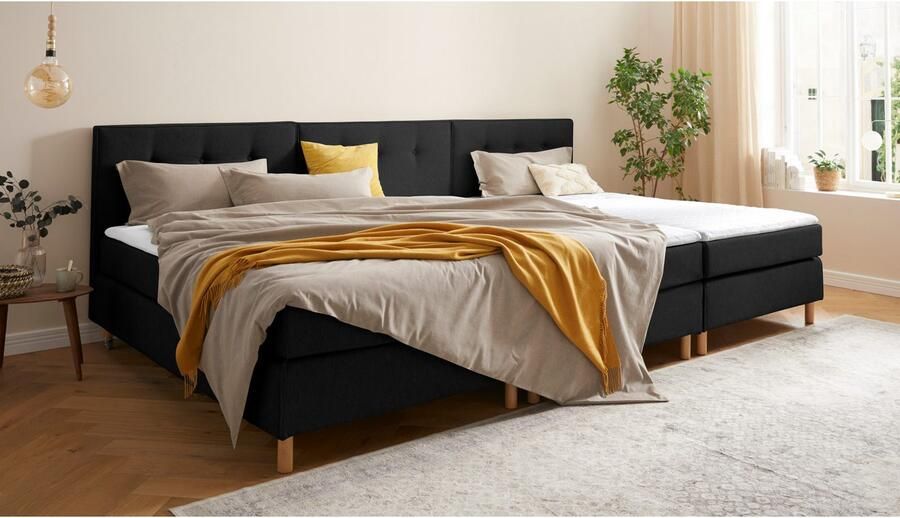 Home affaire Boxspring Heimatblick 100x200cm naar wens uitbreidbaar naar dubbel- en familiebest - Foto 12