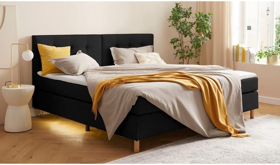 Home affaire Boxspring Heimatblick 100x200cm naar wens uitbreidbaar naar dubbel- en familiebest - Foto 11