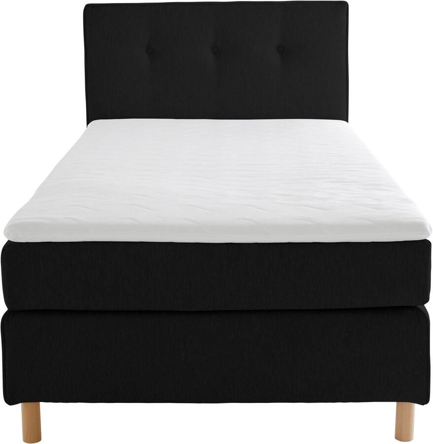 Home affaire Boxspring Heimatblick 100x200cm naar wens uitbreidbaar naar dubbel- en familiebest