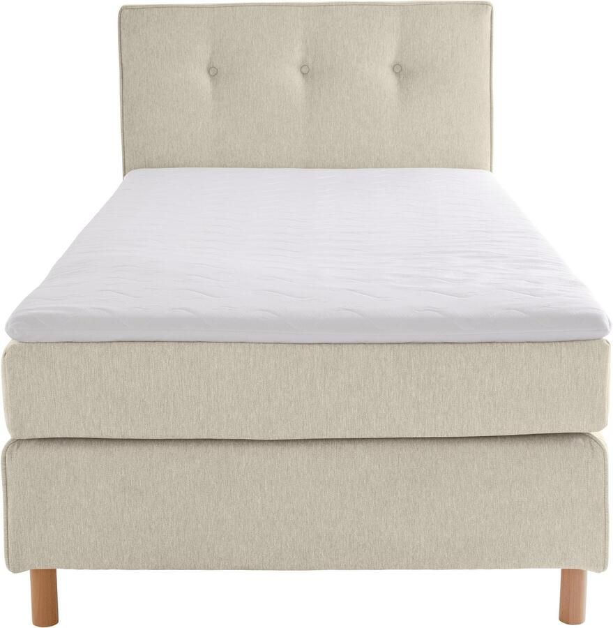 Home affaire Boxspring Heimatblick 100x200cm naar wens uitbreidbaar naar dubbel- en familiebest