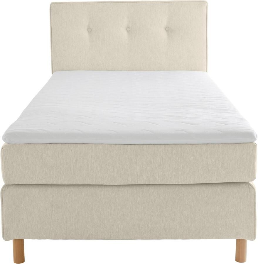 Home affaire Boxspring Heimatblick 100x200cm naar wens uitbreidbaar naar dubbel- en familiebest