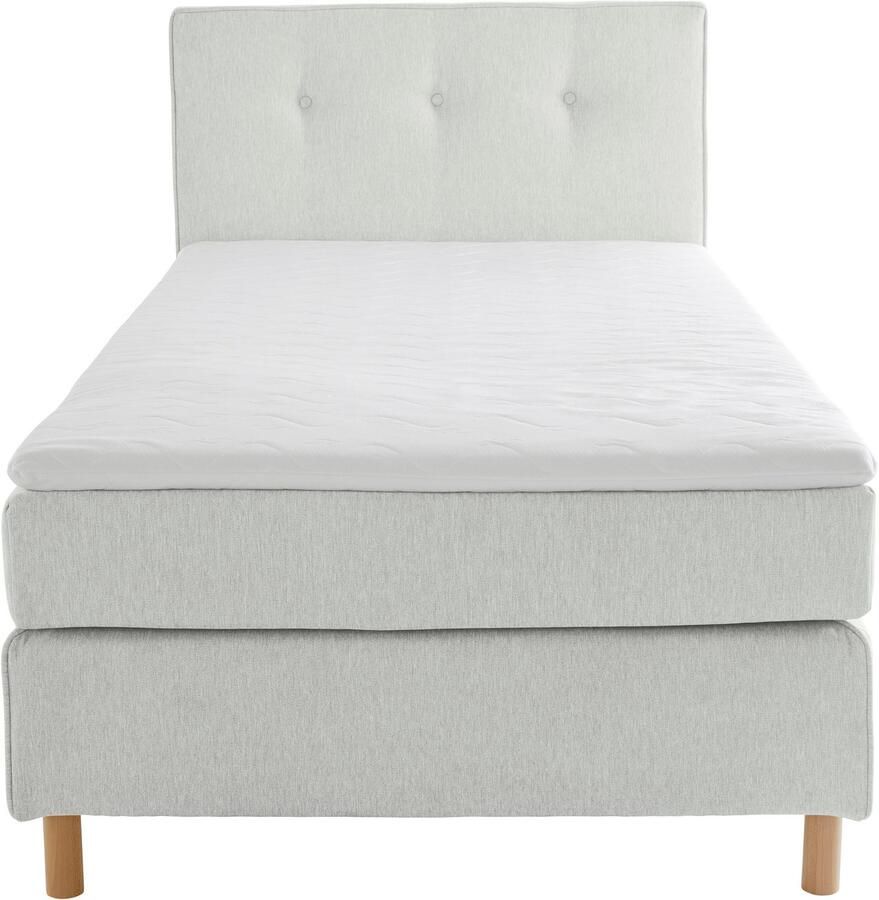 Home affaire Boxspring Heimatblick 100x200cm naar wens uitbreidbaar naar dubbel- en familiebest