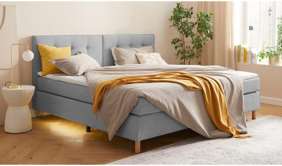 Home affaire Boxspring Heimatblick 100x200cm naar wens uitbreidbaar naar dubbel- en familiebest - Foto 11