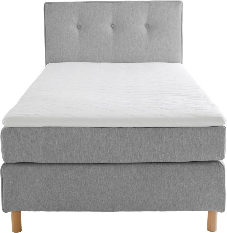 Home affaire Boxspring Heimatblick 100x200cm naar wens uitbreidbaar naar dubbel- en familiebest