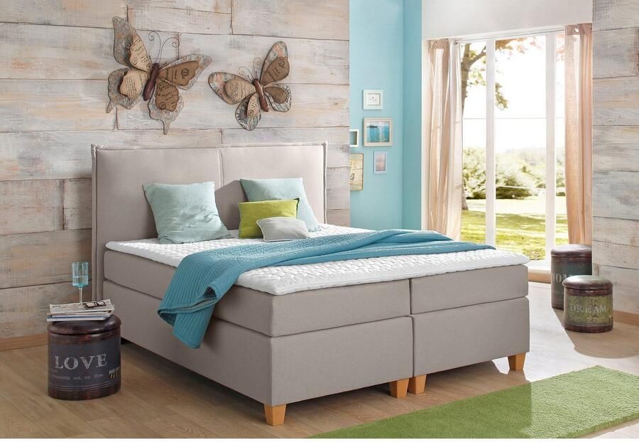 Home affaire Boxspring Houssay incl. topmatras 5 breedtes 2 hardheden ook in extra lang 220 cm - Foto 3