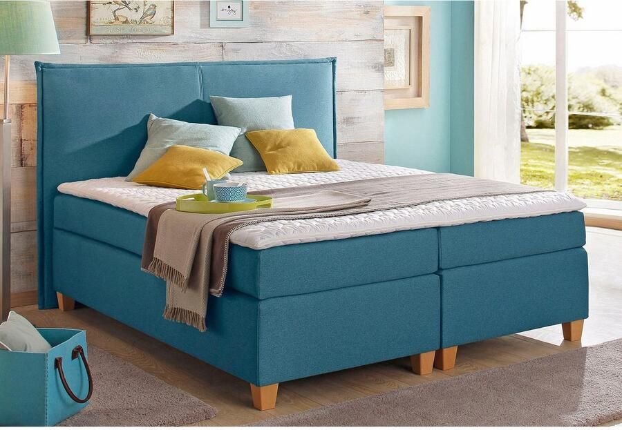 Home affaire Boxspring Houssay incl. topmatras 5 breedtes 2 hardheden ook in extra lang 220 cm