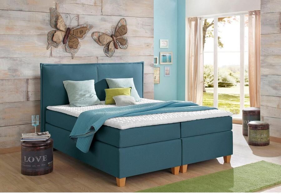 Home affaire Boxspring Houssay incl. topmatras 5 breedtes 2 hardheden ook in extra lang 220 cm - Foto 2