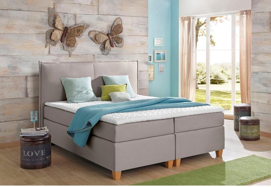 Home affaire Boxspring Houssay incl. topmatras 5 breedtes 2 hardheden ook in extra lang 220 cm - Foto 2