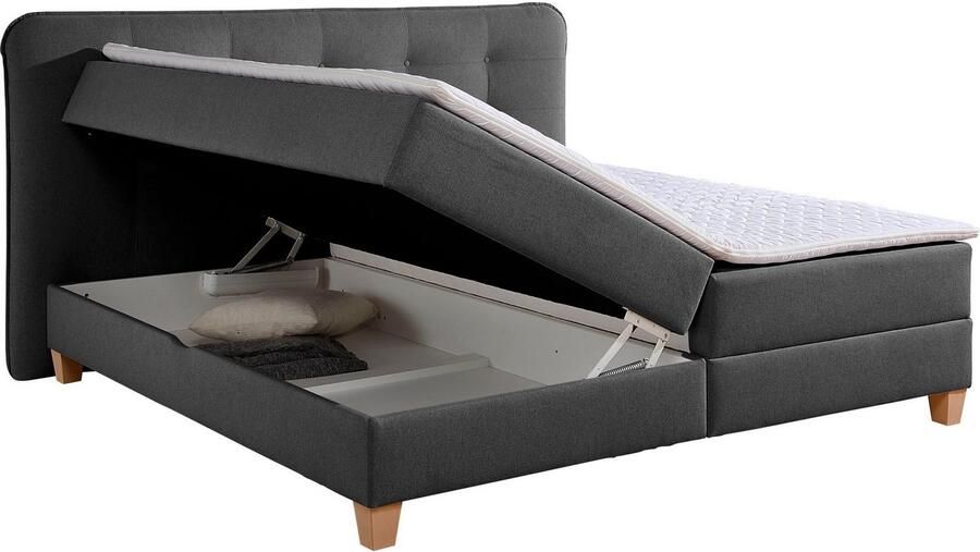 Home affaire Boxspring inclusief topmatras van koudschuim en bedkist - Foto 6