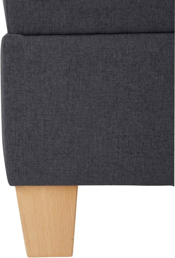 Home affaire Boxspring Lonrai in h2 h3 & h4 en xxl verlengde 220 cm kiesbaar incl. topper - Foto 3