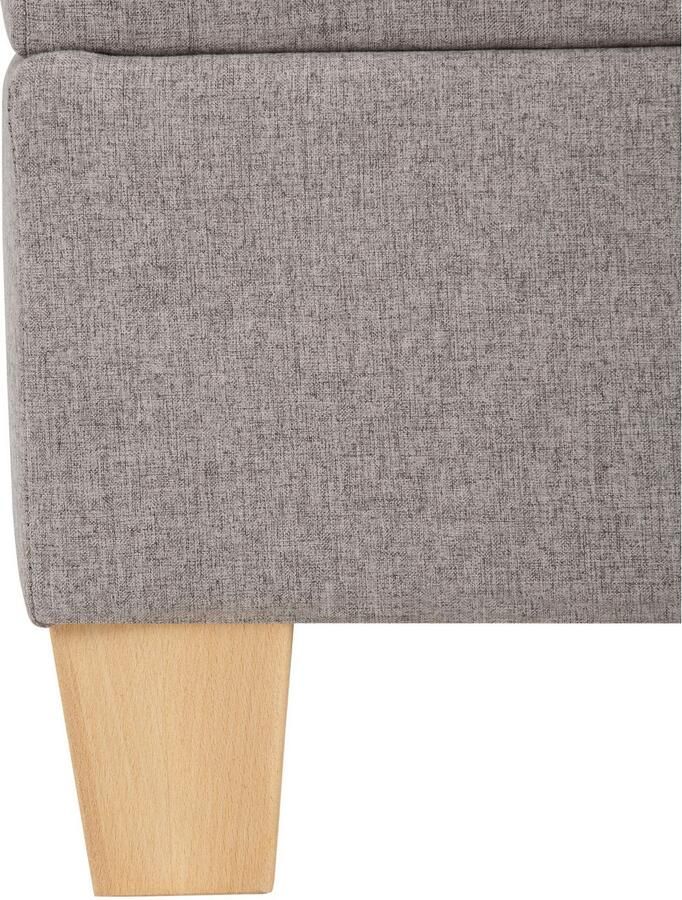 Home affaire Boxspring Lonrai in h2 h3 & h4 en xxl verlengde 220 cm kiesbaar incl. topper - Foto 6