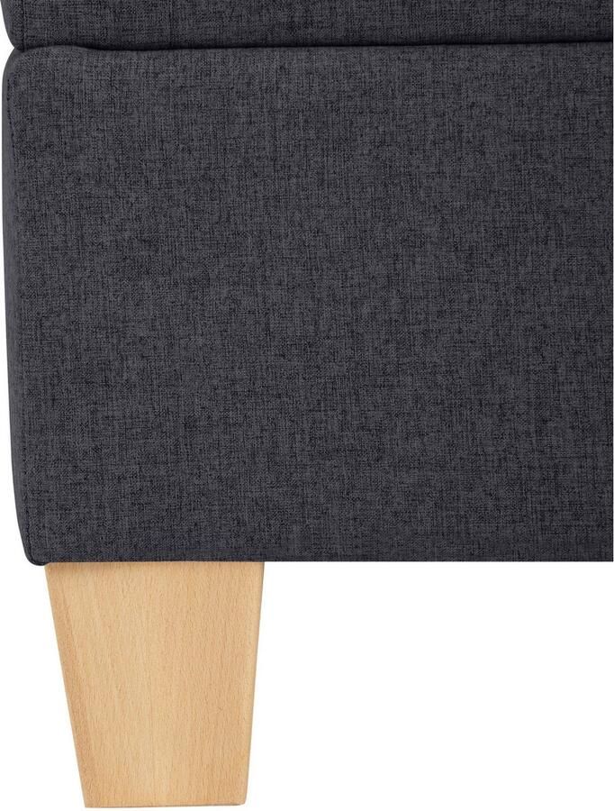 Home affaire Boxspring Lonrai in h2 h3 & h4 en xxl verlengde 220 cm kiesbaar incl. topper - Foto 6