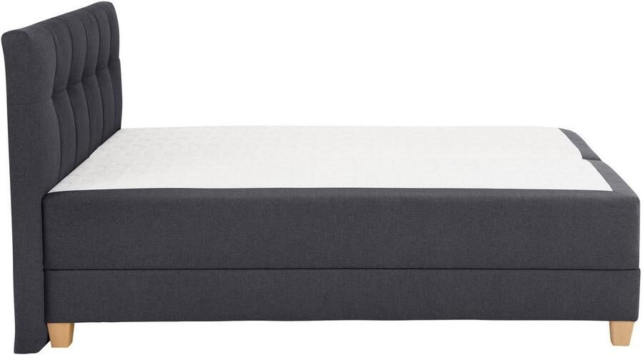 Home affaire Boxspring Lonrai in h2 h3 & h4 en xxl verlengde 220 cm kiesbaar incl. topper - Foto 7