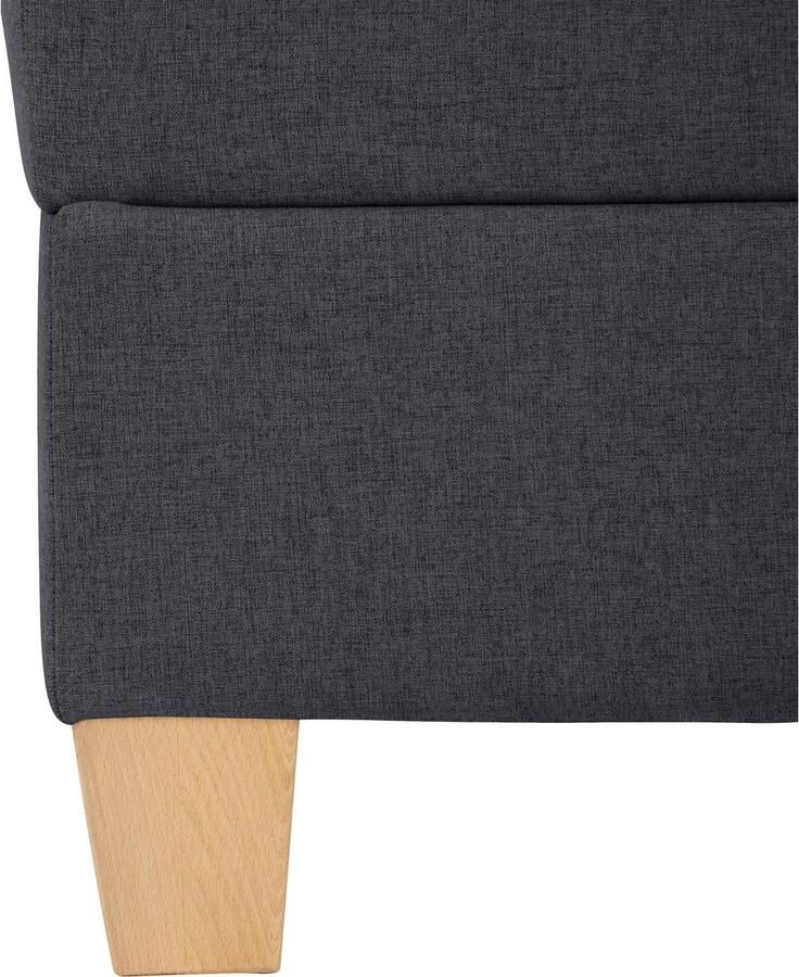 Home affaire Boxspring Lonrai in h2 h3 & h4 en xxl verlengde 220 cm kiesbaar incl. topper