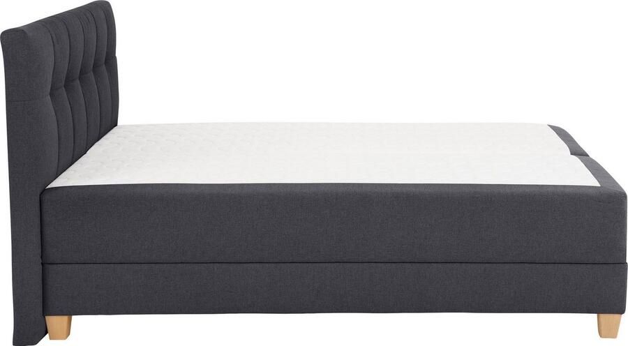 Home affaire Boxspring Lonrai in h2 h3 & h4 en xxl verlengde 220 cm kiesbaar incl. topper - Foto 7