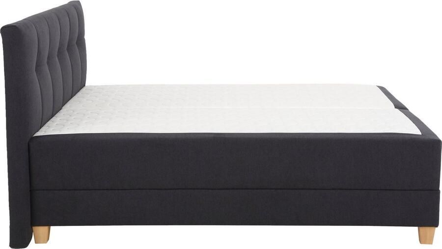 Home affaire Boxspring Lonrai in h2 h3 & h4 en xxl verlengde 220 cm kiesbaar incl. topper - Foto 7