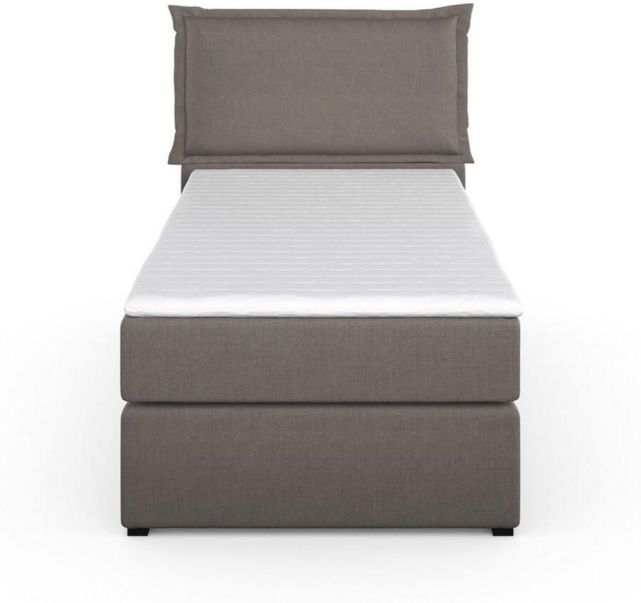 Home affaire Boxspring Lysann 5-voudig verstelbaar hoofdbord in 4 breedten 3 matrassoorten