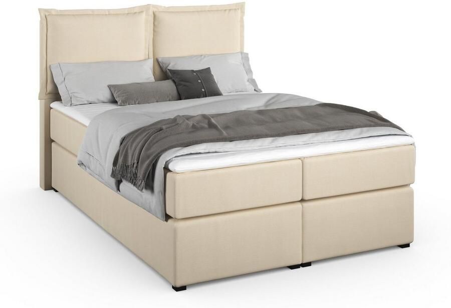 Home affaire Boxspring Lysann 5-voudig verstelbaar hoofdbord in 4 breedten 3 matrassoorten - Foto 5